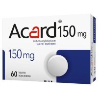 Acard tabletki dojelitowe 150 mg, 60 tbl