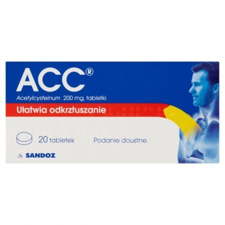 ACC 200 mg Lek 20 sztuk