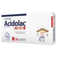 Acidolac Junior (truskawka) x 20 tabl.