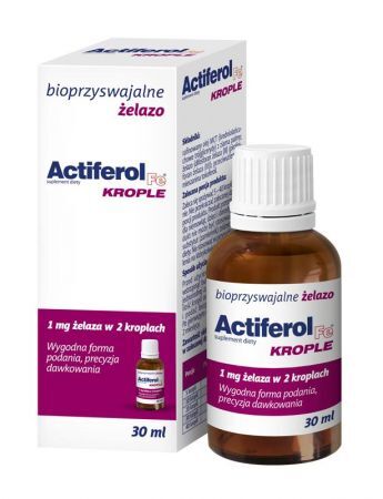 Actiferol Fe krople zawiesina doustna, 30 ml