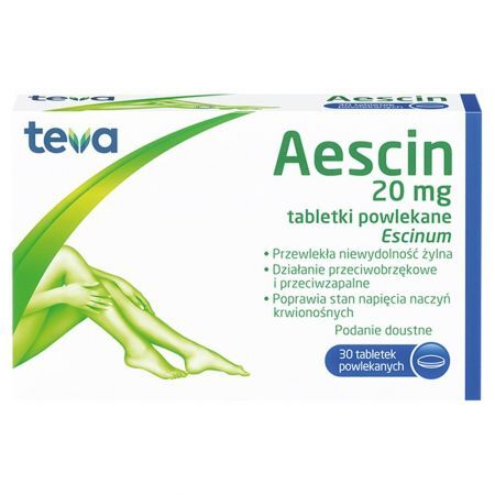 Aescin Tabletki powlekane 30 sztuk