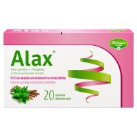 Alax Lek przeczyszczający pochodzenia roślinnego 20 sztuk