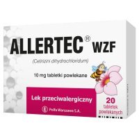 Allertec WZF 10 mg x 20 tabl. powl.