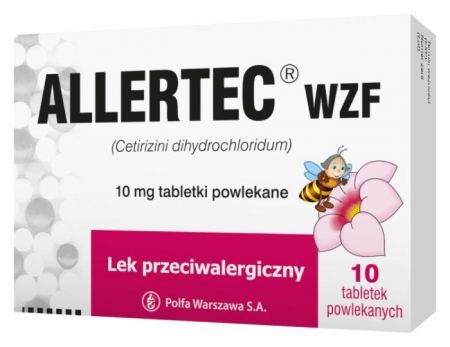 Allertec WZF tabletki powlekane 10 mg, 10 tbl