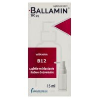 Ballamin Suplement diety witamina B12 100 μg 15 ml