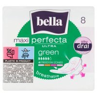 Bella Perfecta Ultra Maxi Green Silky Drai Podpaski higieniczne 8 sztuk