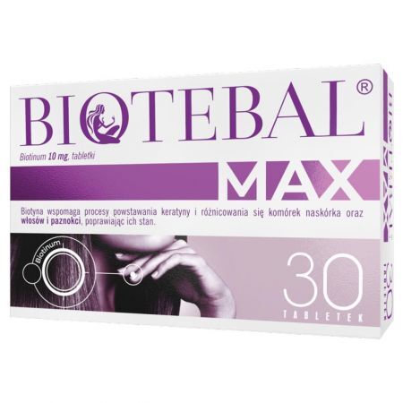 Biotebal Max tabletki 10 mg, 30 tbl