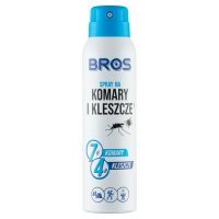 BROS Spray na komary i kleszcze, 90 ml