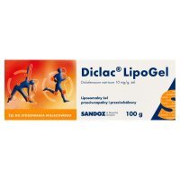 Diclac LipoGel 10 mg Liposomalny żel przeciwzapalny i przeciwbólowy 100 g