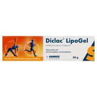 Diclac LipoGel 10 mg Liposomalny żel przeciwzapalny i przeciwbólowy 50 g