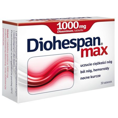 Diohespan Max tabletki 1000 mg, 30 tbl