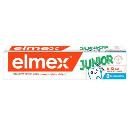 ELMEX Junior Pasta do zębów dla dzieci 6-12 lat, 75 ml