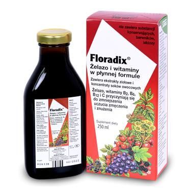 FLORADIX Żelazo i witaminy płyn, 500 ml
