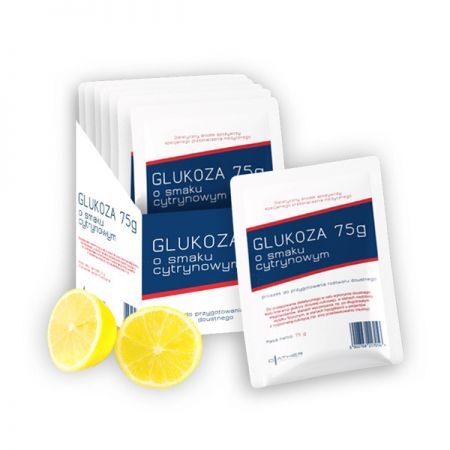 Glukoza cytrynowa proszek do przygotowania roztworu doustnego, 75 g75 g