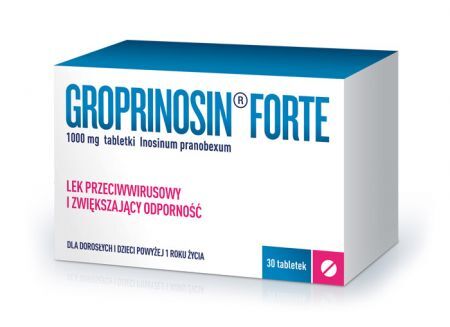 Groprinosin Forte tabletki 1000 mg, 30 tbl