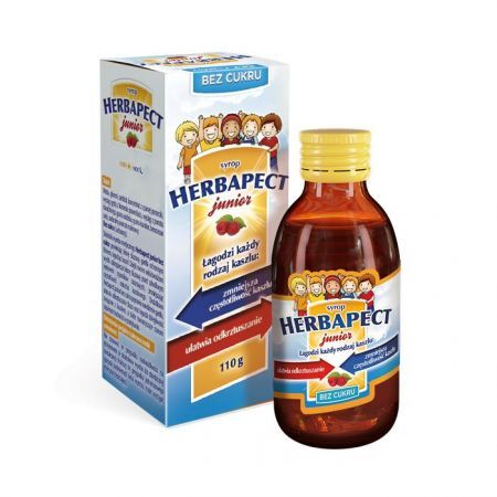 Herbapect Junior bez cukru syrop, 110 g