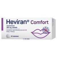Heviran Comfort tabletki powlekane 200 mg, 25 tbl