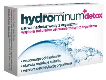 Hydrominum +detox tabletki, 30 tbl