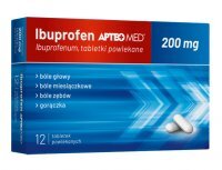 Ibuprofen APTEO MED tabletki powlekane 200 mg, 12 tbl