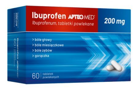Ibuprofen APTEO MED tabletki powlekane 200 mg, 60 tbl