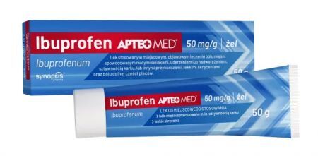 Ibuprofen APTEO MED żel 50mg/g, 50 g (tub.)