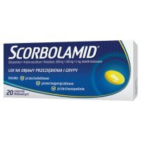 Scorbolamid tabletki drażowane, 20 tbl