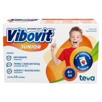 Vibovit Junior Suplement diety smak truskawkowy 60 g (30 sztuk)