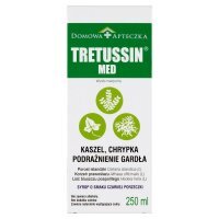 Tretussin Med Wyrób medyczny syrop o smaku czarnej porzeczki 250 ml