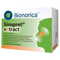 Bionorica Sinupret Extract Tabletki drażowane 20 sztuk