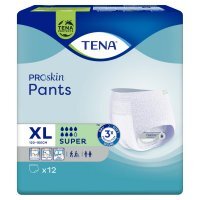TENA ProSkin Pants Super Majtki chłonne XL 12 sztuk