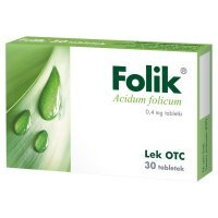 Folik 0,4 mg Tabletki 30 sztuk