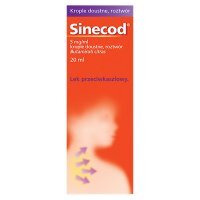 Sinecod 5 mg/ml Lek przeciwkaszlowy krople doustne 20 ml