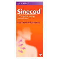 Sinecod 1,5 mg/ml Lek przeciwkaszlowy syrop 100 ml