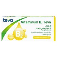 Vitaminum B₂ 3 mg Tabletki drażowane 50 sztuk