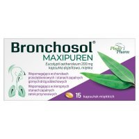 Bronchosol Maxipuren Eucalypti Aetheroleum 200 mg Kapsułki 30 sztuk