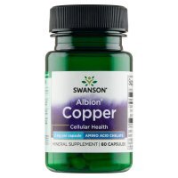Swanson Suplement diety Albion chelat miedzi 2 mg 15 g (60 sztuk)