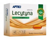 Lecytyna 1200 mg APTEO kapsułki elastyczne, 40 kaps.