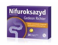 Nifuroksazyd Gedeon Richter tabletki powlekane 100 mg, 24 tbl