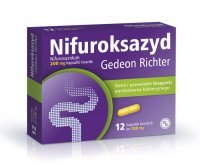 Nifuroksazyd Gedeon Richter tabletki powlekane 200 mg, 12 tbl