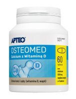 Osteomed Calcium z witaminą D APTEO, 60 tbl