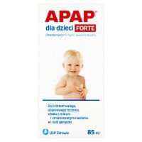 APAP dla dzieci FORTE, zawiesina doustna 0,04g/ml, 85 ml