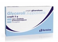 Czopki glicerolowe Farmina 2 g, 10 szt.