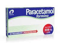 Paracetamol Farmina czopki 250 mg, 10 szt.
