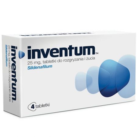 Inventum tabletki do rozgryzania i żucia 25 mg, 4 tbl