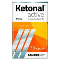 Ketonal Active 50 mg Kapsułki twarde 30 sztuk