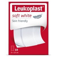 Leukoplast Soft plastry do skóry wrażliwej 6x10cm, 10 szt.