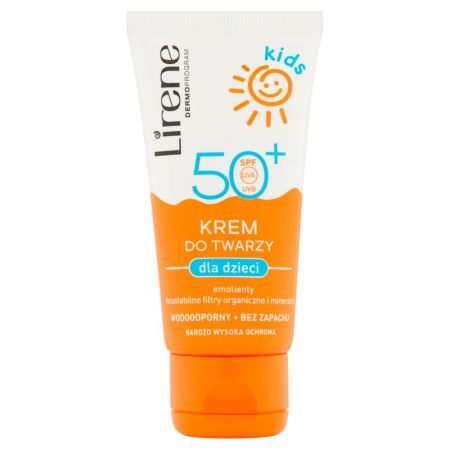 LIRENE Sun Kids Krem do twarzy dla dzieci SPF50+, 50 ml