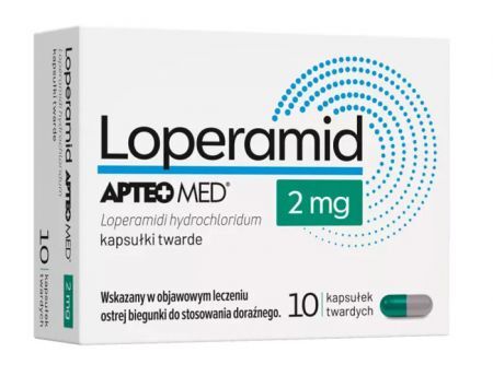 Loperamid APTEO MED kapsułki twarde 2 mg, 10 kaps.