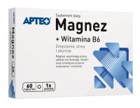 Magnez + Witamina B6 APTEO, 60 tbl