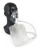 Maska tlenowa do wysokich stężeń z drenem i rezerwuarem tlenu dla dorosłych